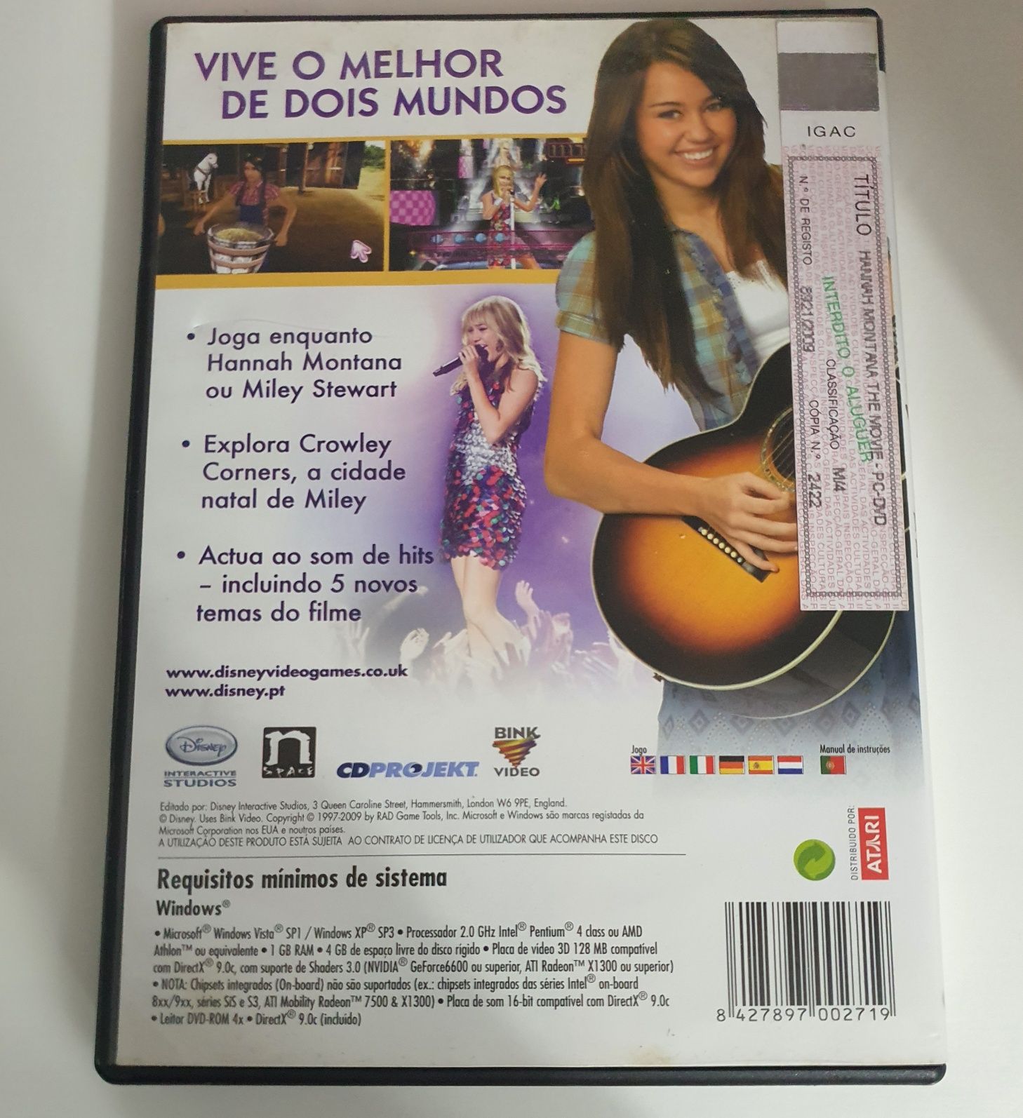 Jogo PC Hannah Montana - The Movie