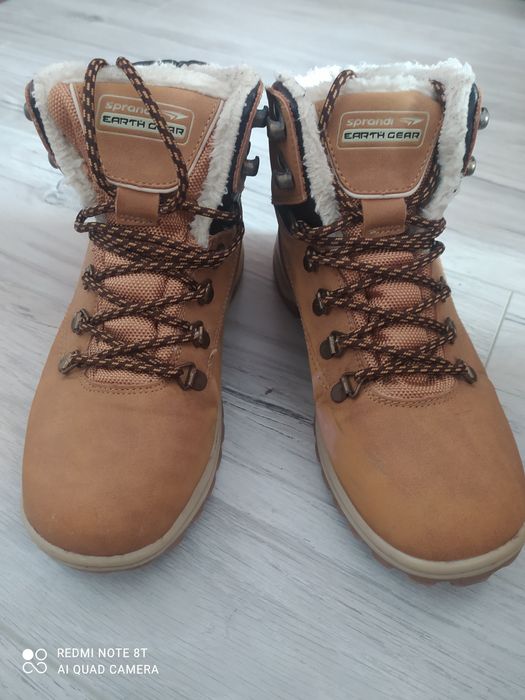 Buty chłopięce kolor jasny brąz rozmiar 37