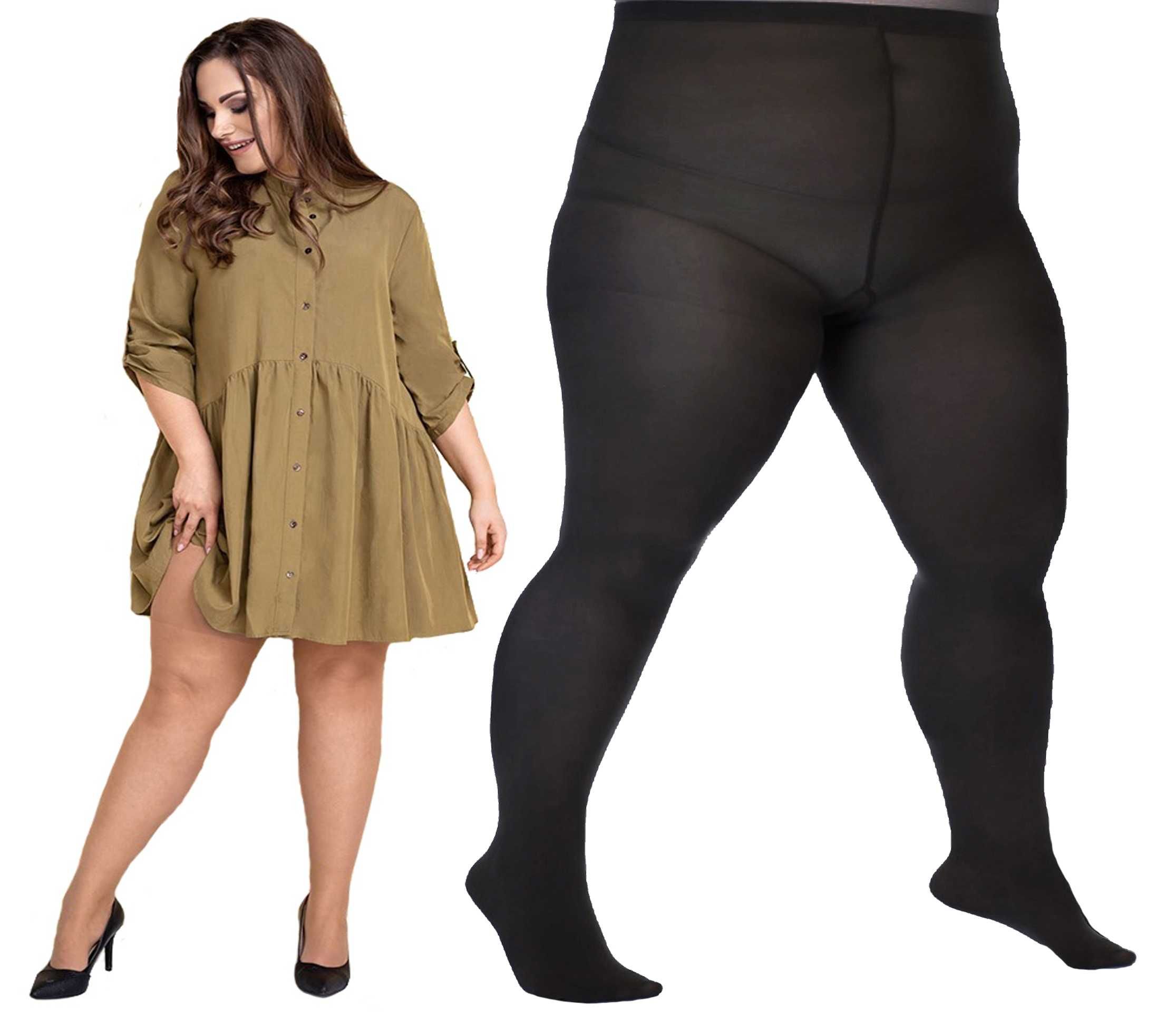 Rajstopy Lida Plus size ++ 40den, czarne , 2XXL , biodra do 170cm