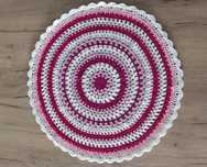 Serweta okrągła obrus szydełko handmade