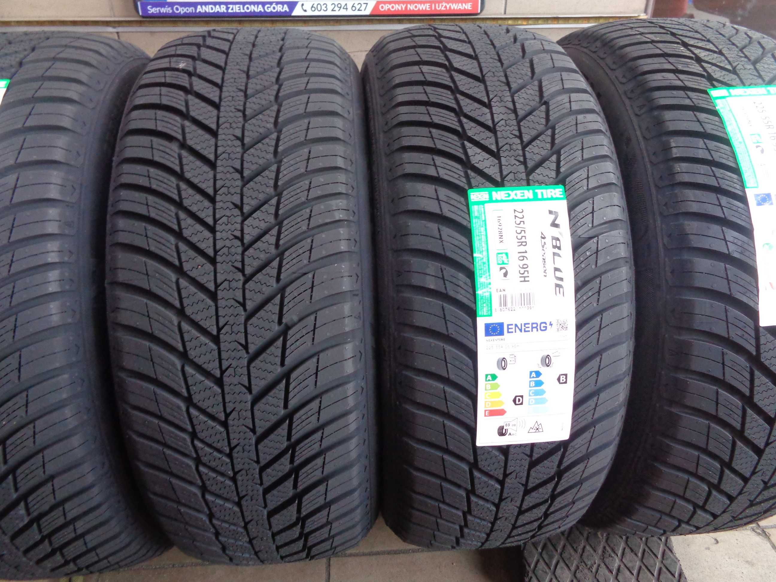 NOWE 225/55R16 NEXEN N'Blue 4Seasons , opony całoroczne , ANDAR