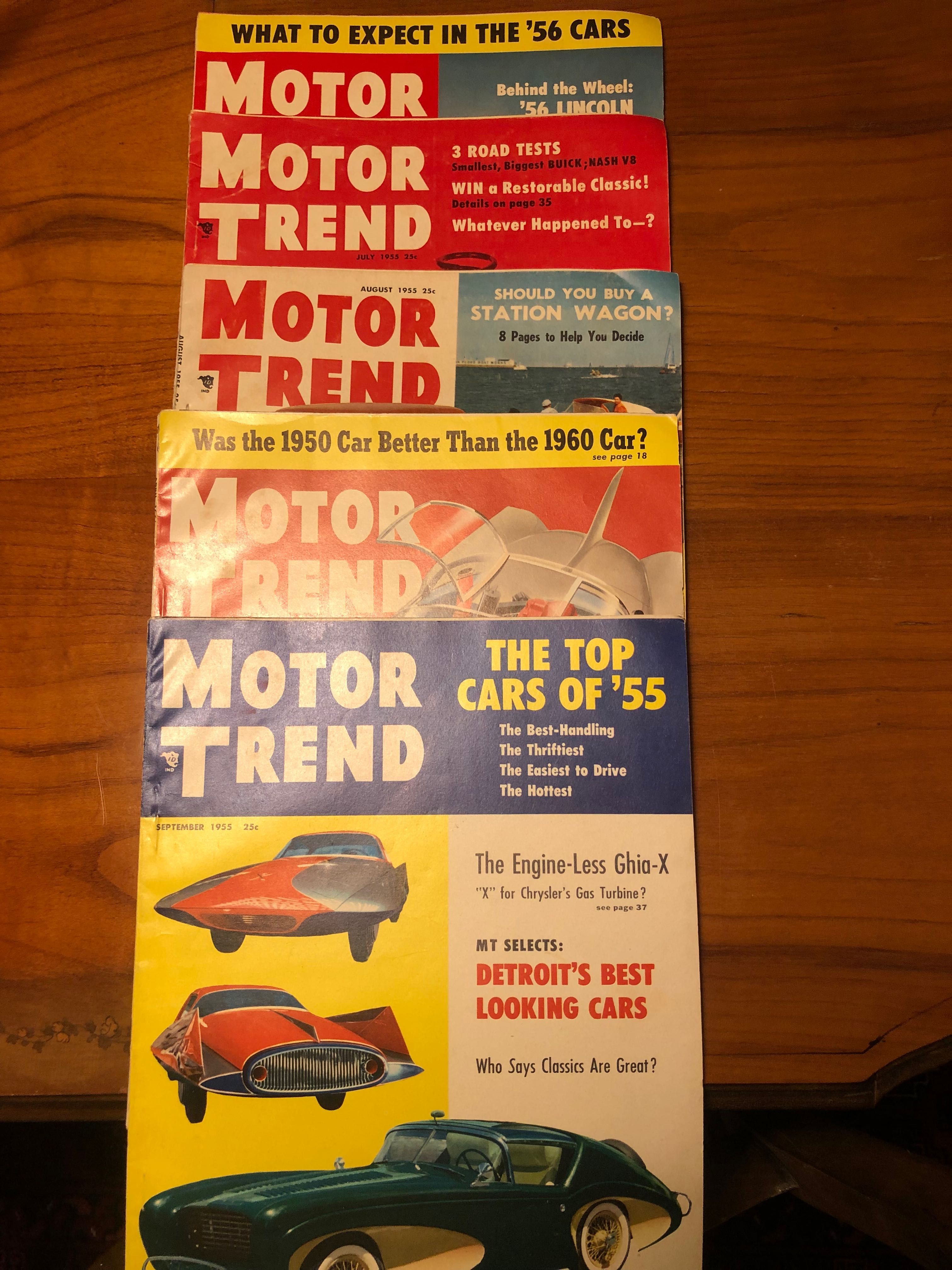 Revistas de carros anos ‘50