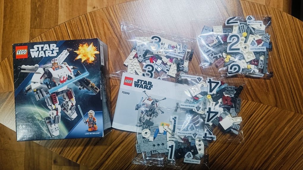LEGO star wars 75390 Luke x-wing mech - zbroja bez minifiga Luke'a