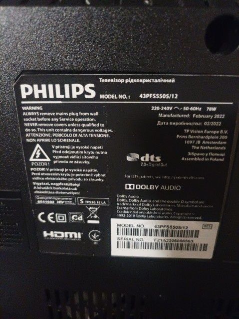 Telewizor Philips 43 cale