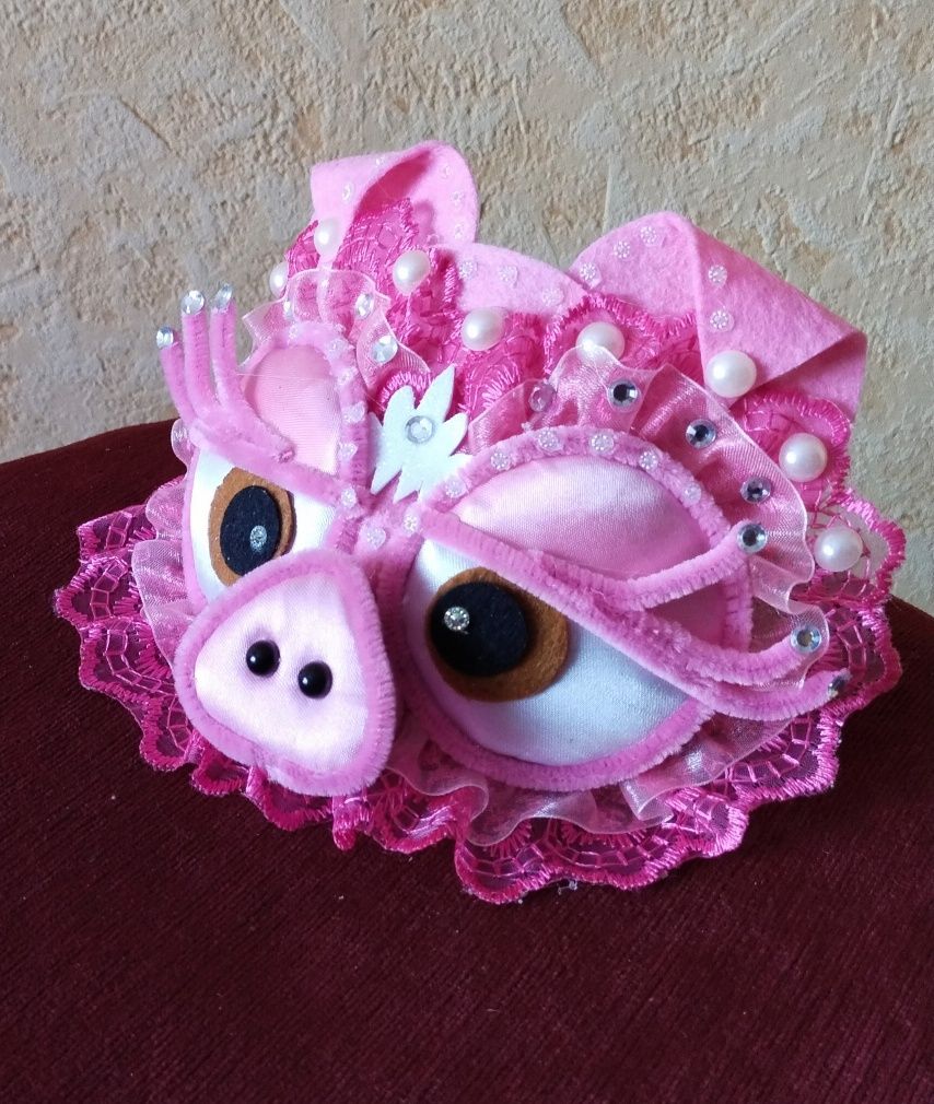 Свинка карнавальная маска поросенок ободок свинки обруч свиньи