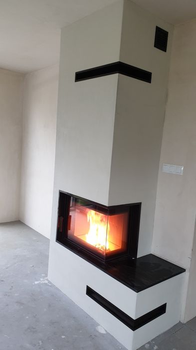 Kominek montaż nowoczesny narożny 10 lat gwarancji super cena