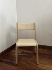 Drewniane krzesełko dla dzieci - rozmiar 1