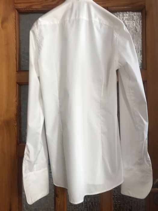 Koszula męska biała  slim fit r. 40  Smart.