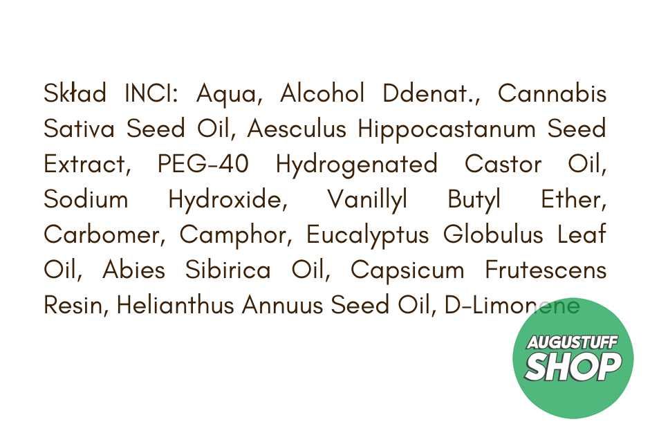 Cannaderm Thermolka Żel Konopny Rozgrzewający | AuguStuffShop.pl