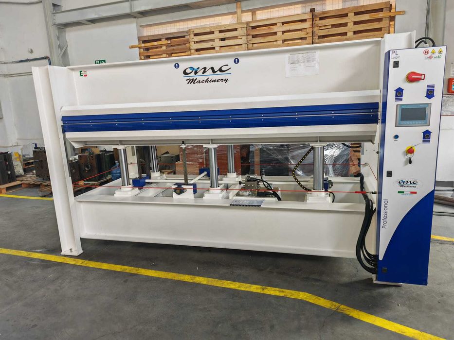 Prasa do forniru OMC 105ton 3000x1300 Siemens control super stan cena