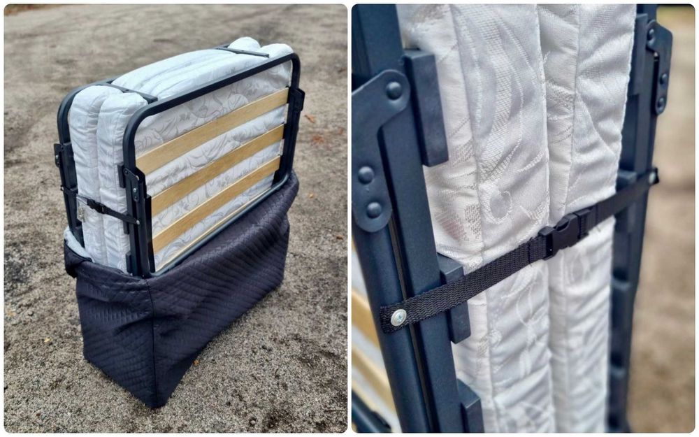 Розкладачка розкладне ліжко раскладушка раскладная кровать с матрасом