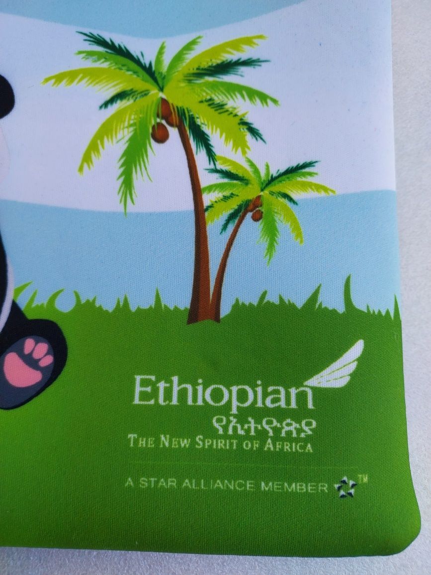 Nowa kosmetyczka Ethiopian Airlines-pianka neopreno 20x27cm
