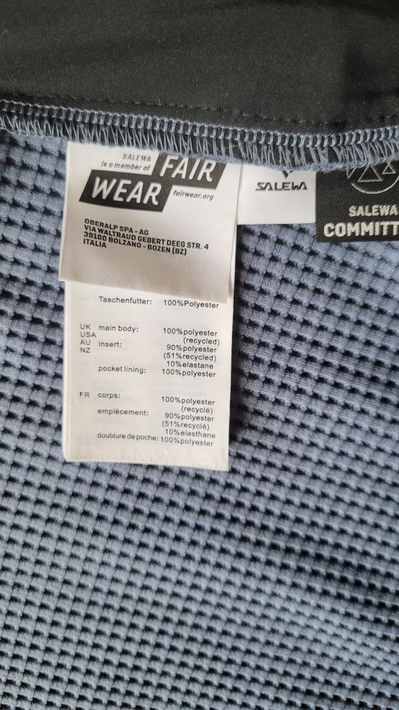 Bluza techniczna męska Salewa Puez Waffle Polarlite Hybrid