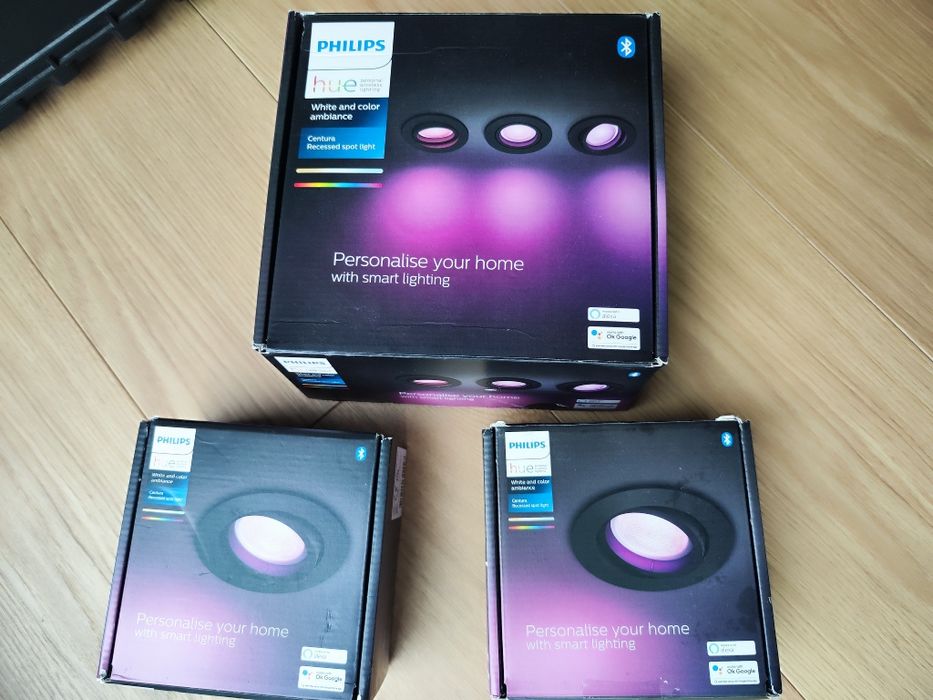 Hue white and color ambiance GU10 centura oprawki i żarówki