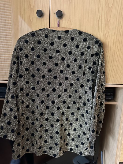 Блуза з люрексу з кофтиною