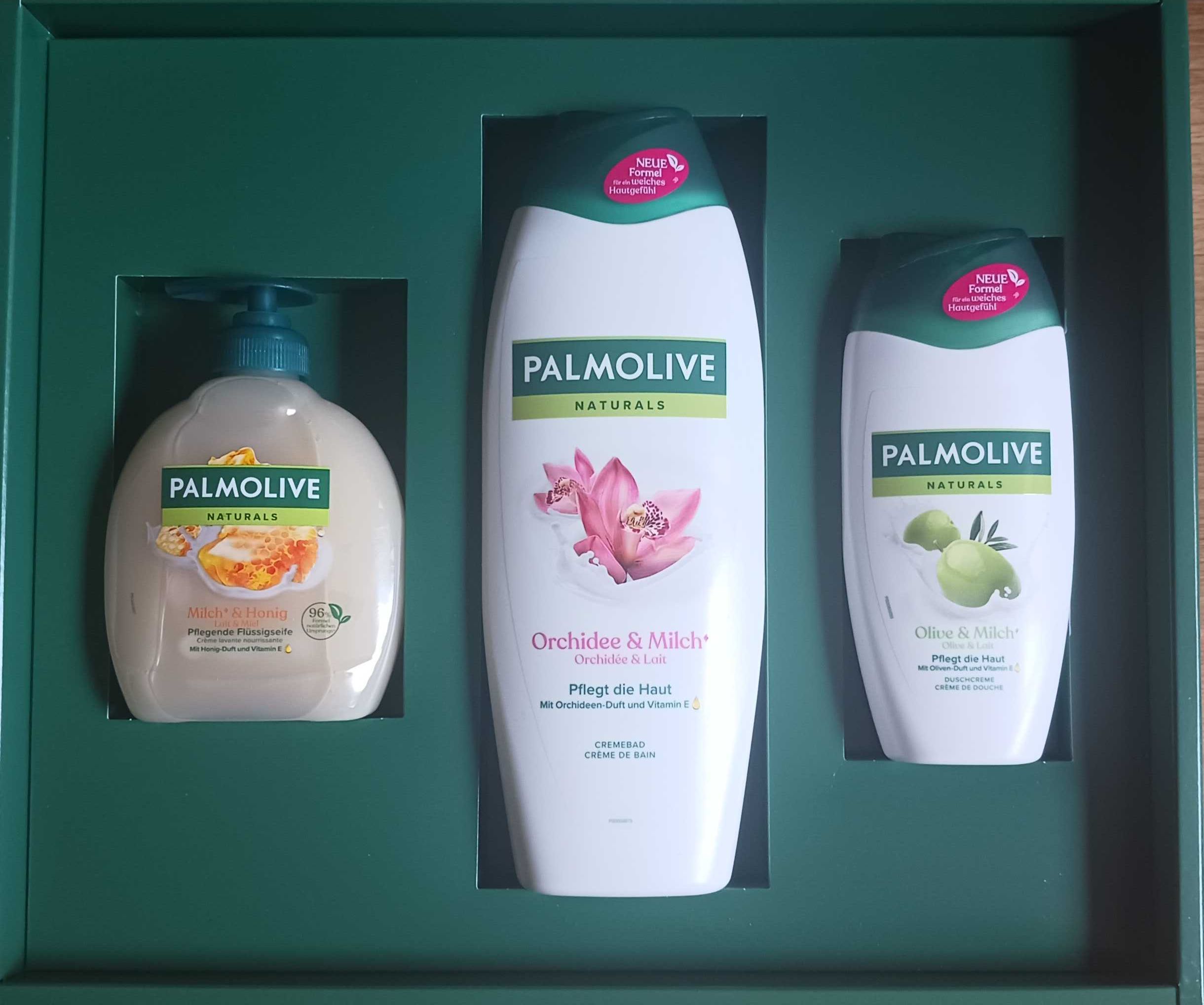 Zestaw kosmetyków Palmolive w kartonie