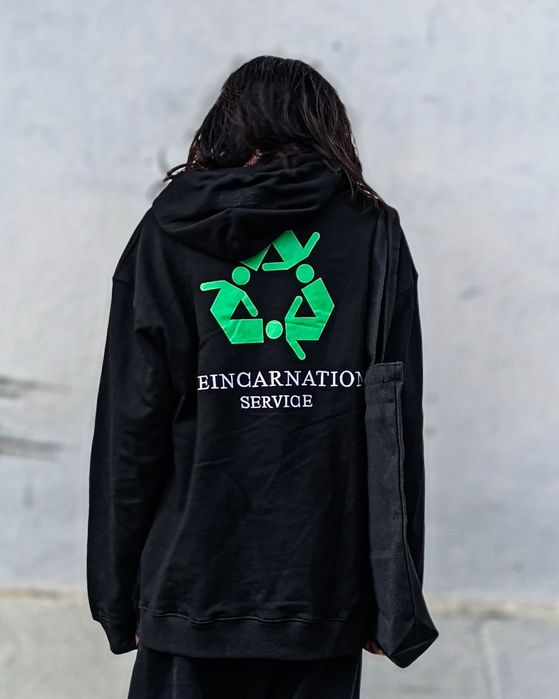 Худи VETEMENTS - Reincarnation Service hoodie | archive, opium, y2k