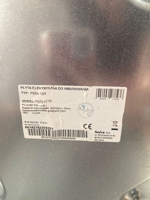 Płyta elektryczna Amica