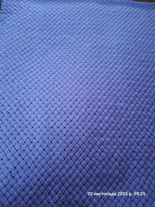 Плюшевий плед ручної роботи