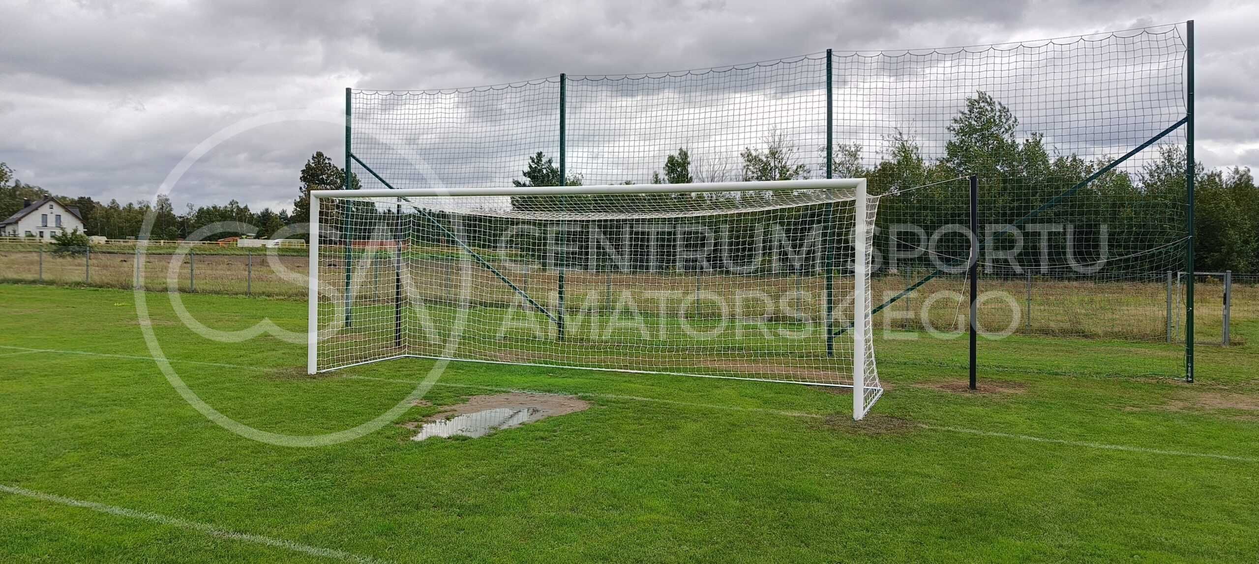Bramka do piłki nożnej aluminiowa 7,32x2,44 TULEJOWANA TYP1