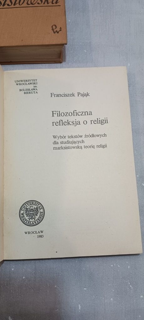 Filozofia Marksistowska dwie książki