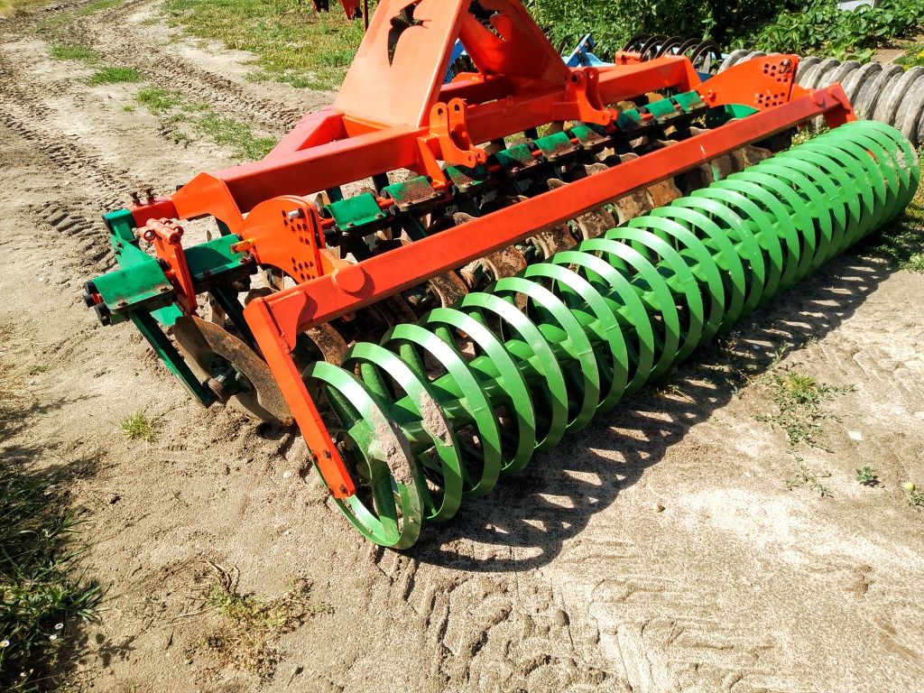 Talerzowka 3m Wał daszkowy rurowy Grano system brona talerzowa Agr