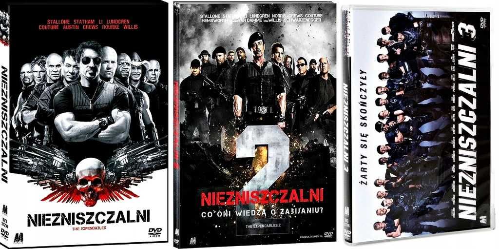 Niezniszczalni 1-3 Dvd