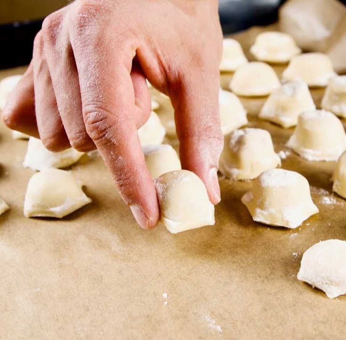 FORMY STALOWE 2 SZTUKI forma wykrojnik NA PIEROGI uszka ravioli