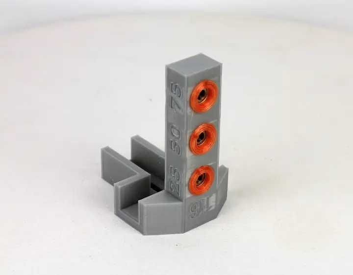 Кондуктор накидний під конфірмати та шкант під ДСП 16мм