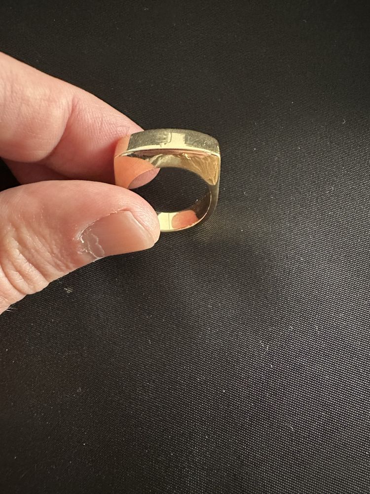 Anel ouro italiano 18k maciço