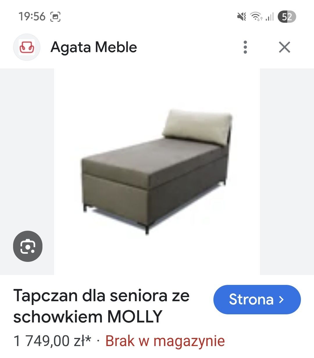 Tapczan da seniora