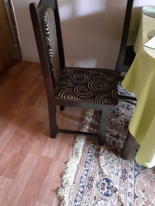 Krzesła wenge 4 sztuki