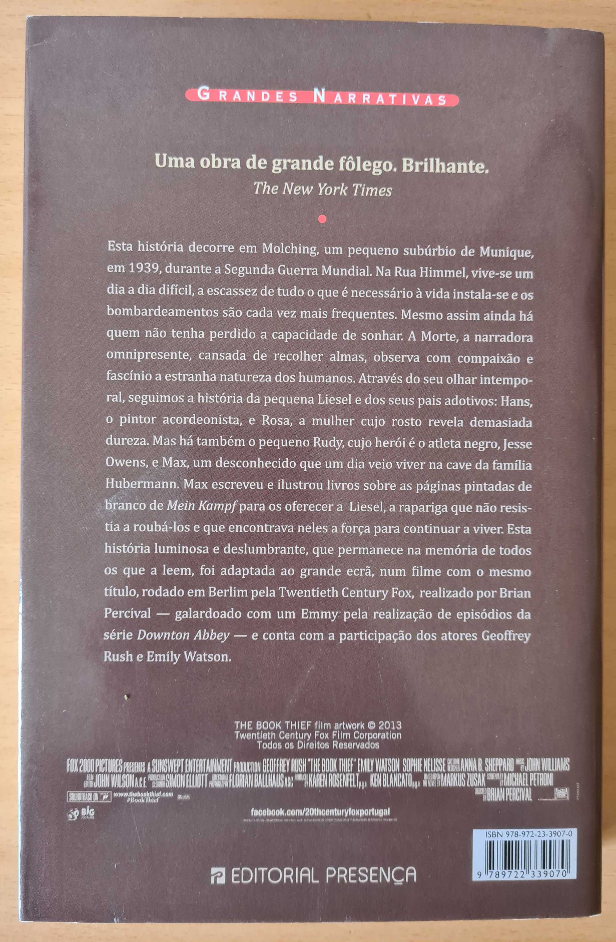 Livro "A Rapariga que Roubava Livros" de Markus Zusak