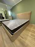 Pack cama completa lisa 1.90 x 1.40 , incluso estrado e colchão oferta