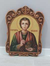 Ікона з сусальним золотом "Святий Пантелеймон"