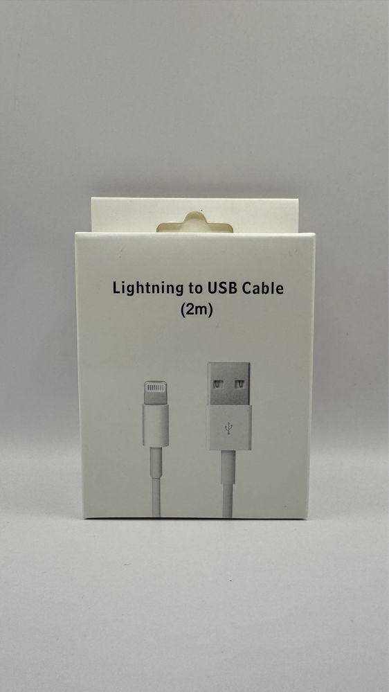 Zestaw Ladowarka Adapter 5W + Kabel Ligthning Usb -A 2 M