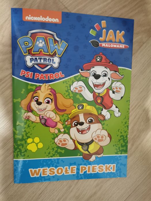 Malowanka kolorowanka psi patrol
