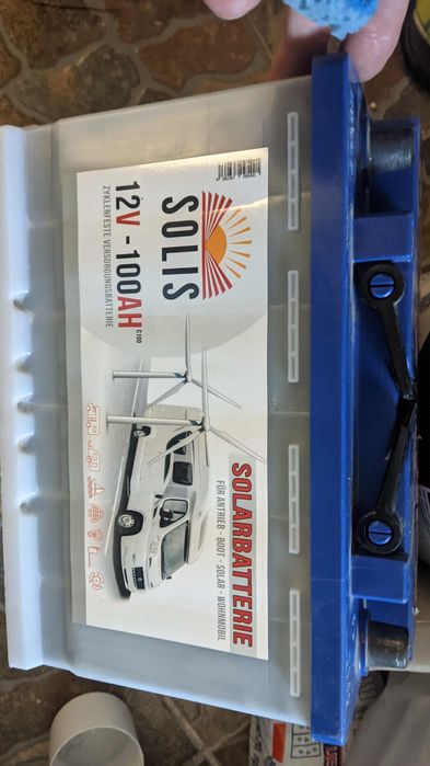 Акамулятор solis 12V-100AH