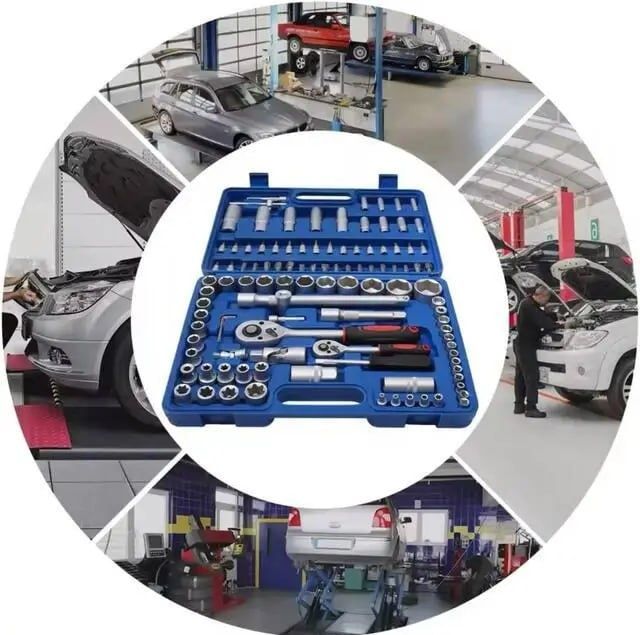 Набір інструментів у кейсі 108 предметів, набор головок + трещітки