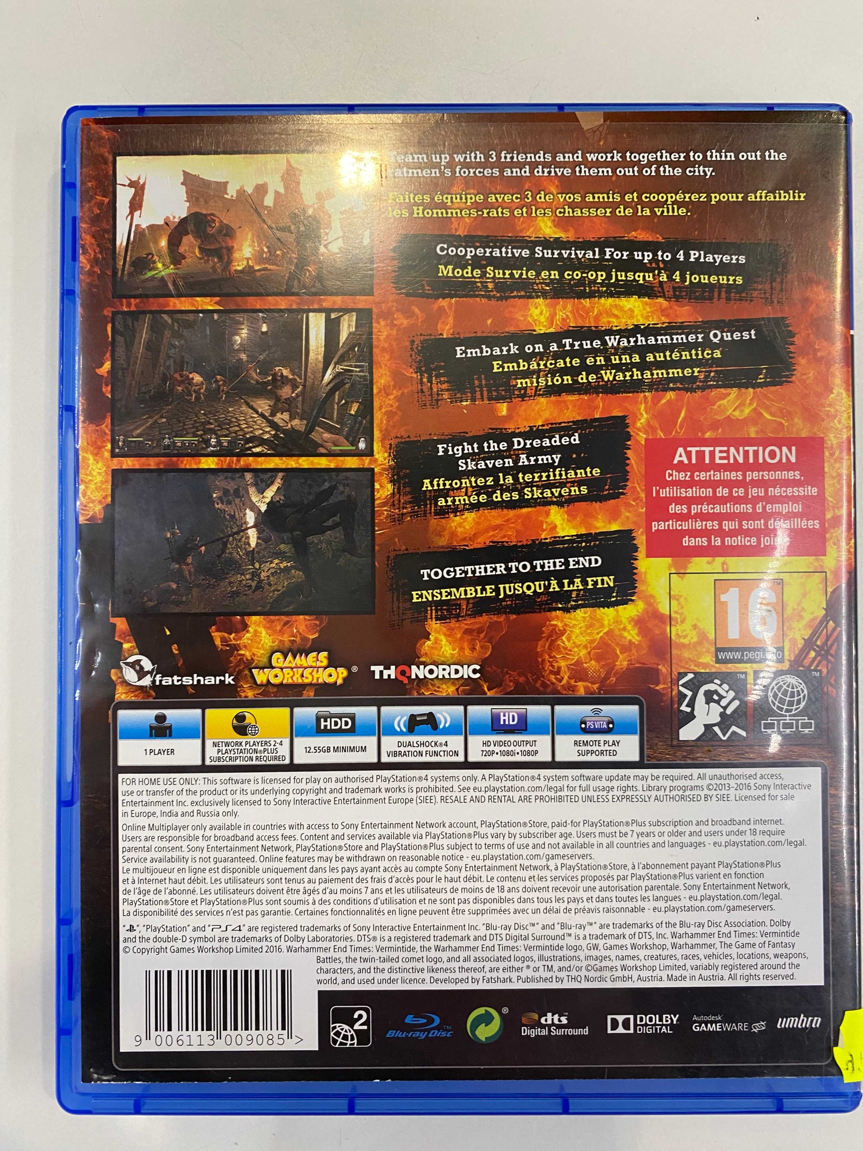 Warhammer The End Times Vermintide PS4 Sklep Iława
