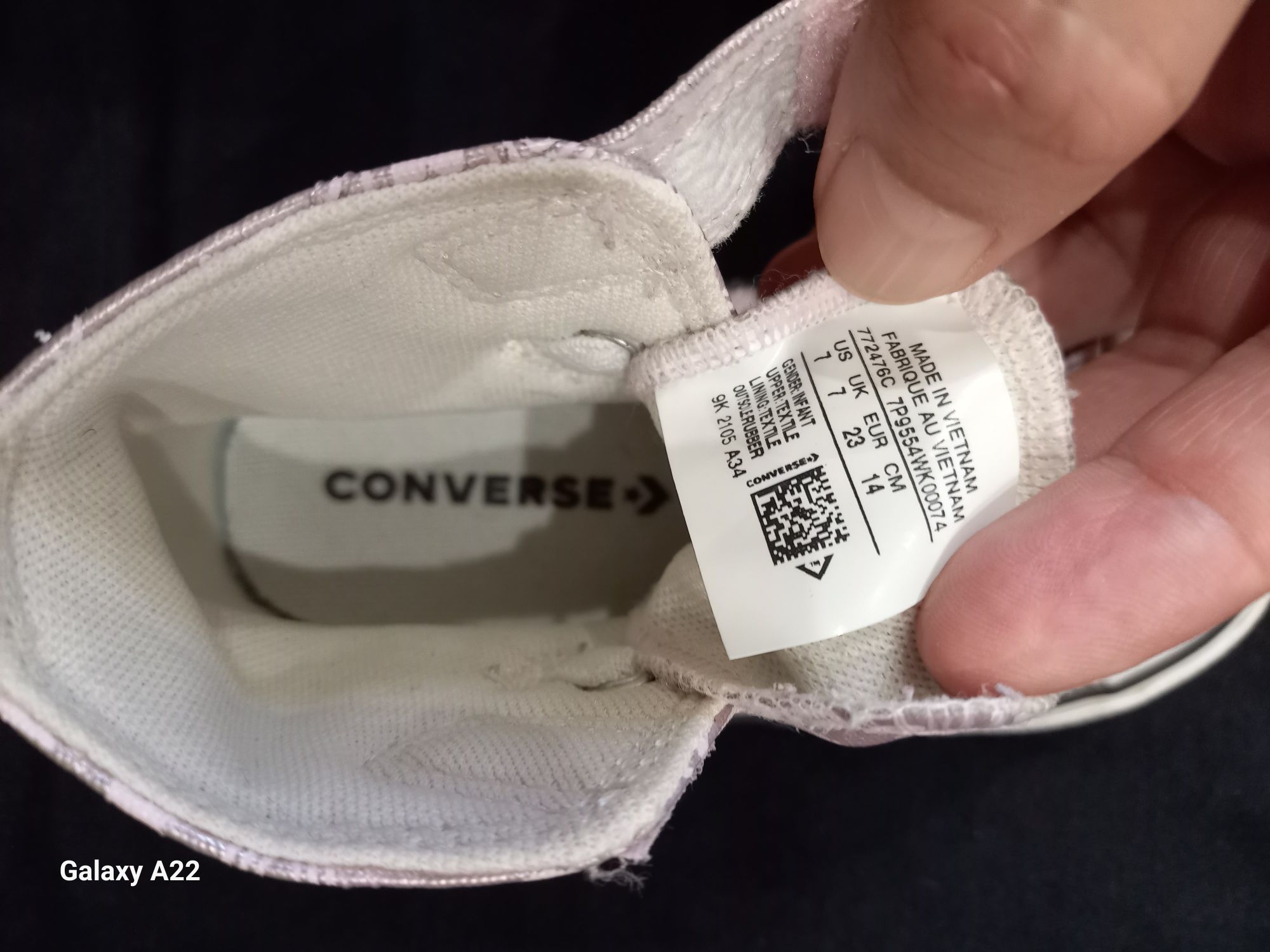 Детские converse 22-23 размер.