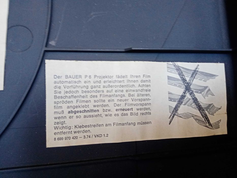 Máquina de Projectar 16mm BAUER P6 TS