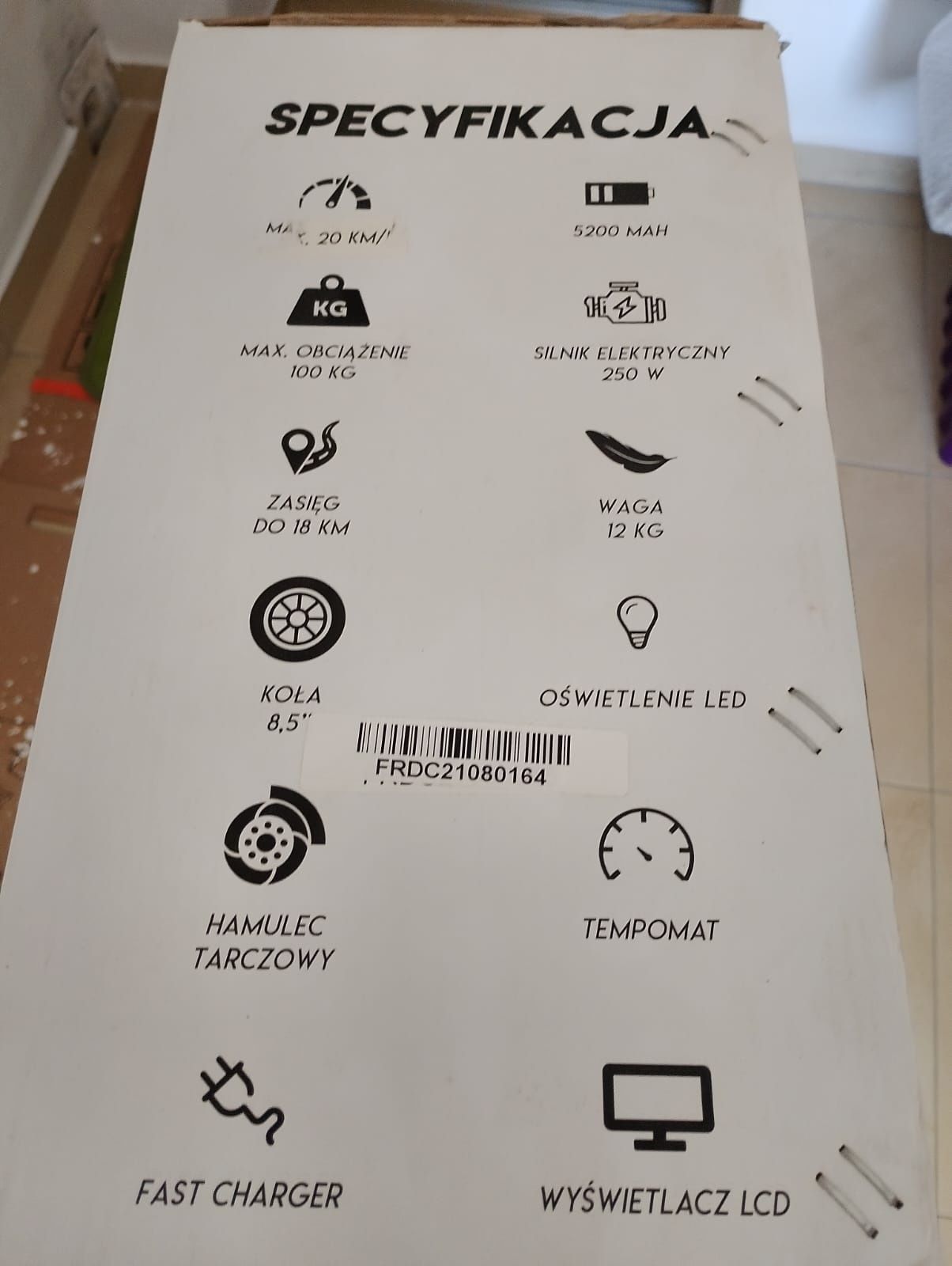 Hulajnoga elektryczna Frugal Dynamic zadbana