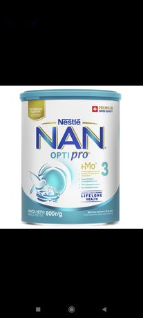 NAN 3 OPTIPRO® Детское молочко для детей с 12 месяцев, 800 г