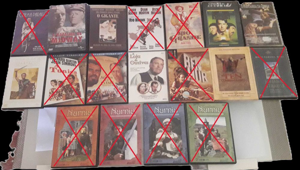 DVD's - Vários - como novos