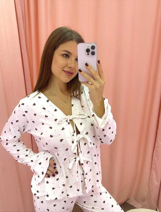 Мʼякенька піжама з ведмедиками 100% бавовна. Неймовірно ніжна!