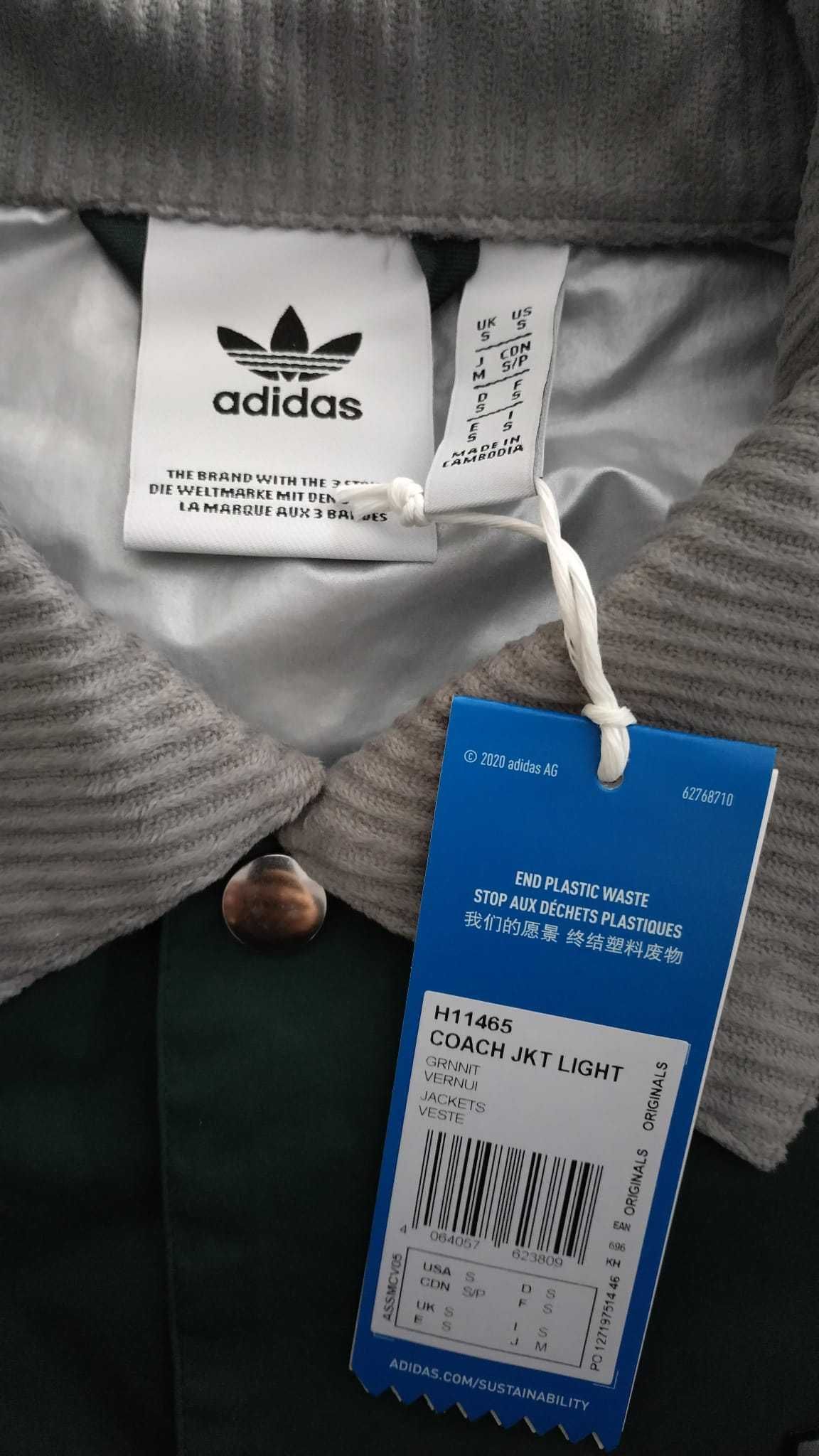 Adidas originals male r.y.v. light coach jacket - Tamanho S