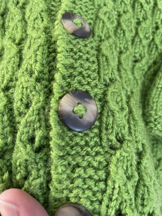 100% wełna Wool ręcznie dziergany sweterek unisex