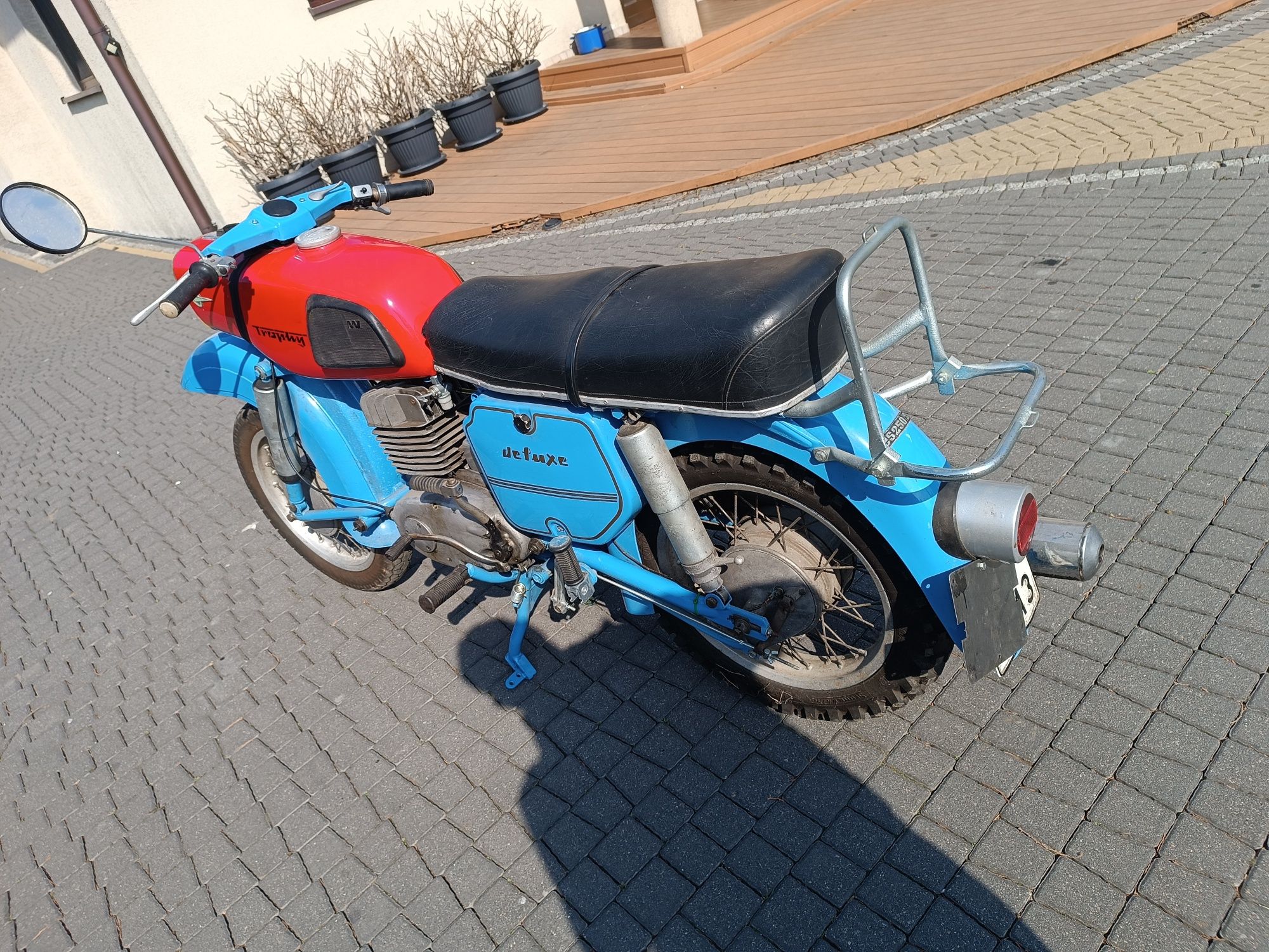 MZ 250 trophy deluxe zamiana zamienię na motocykl quad cross prl auto