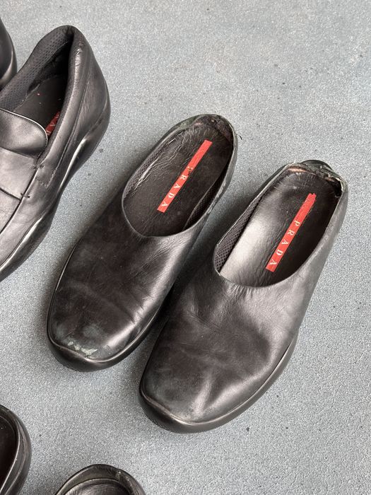 Взуття Prada 4 пари чорне red tab